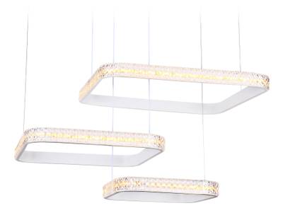 Потолочный светодиодный светильник с пультом FA6165 WH белый 131W 720*500*900 (ПДУ РАДИО 2.4)