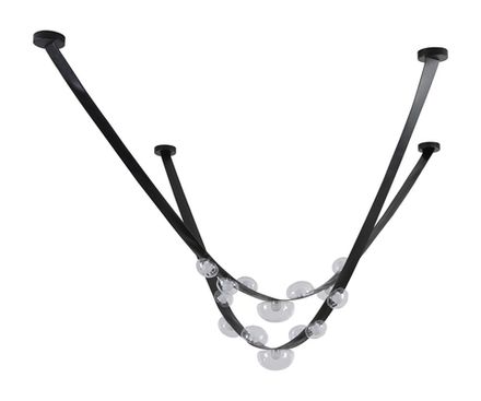 08460-300,19(21) Подвес Дэлви черный L300 Led 21W (3000K)