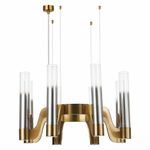 SL1235.303.08 Люстра подвесная ST-Luce Латунь/Хром, Прозрачный E14 8*40W