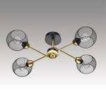 8247/4C COUNTY LN25 черный/бронза, металл Люстра потолочная Е27 4*60W 220V TUNARA