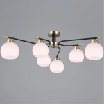 IL0638-6CSQ-24 AB BK LIBRA светильник потолочный ILLUMICO, E27х6