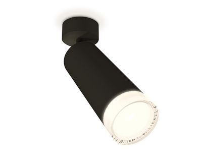 Комплект поворотного светильника XM6343011 SBK/FR/CL черный песок/белый матовый/прозрачный MR16 GU5.3 (A2210, C6343, N6241)