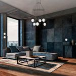 SL6120.405.01 Светильник напольный ST-Luce Черный/Прозрачное кракелированное стекло LED 2*8,5W 3000K