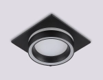 Светильник встраиваемый TN52422 BK/FR черный/белый матовый GX53 max 12W 105*105*45
