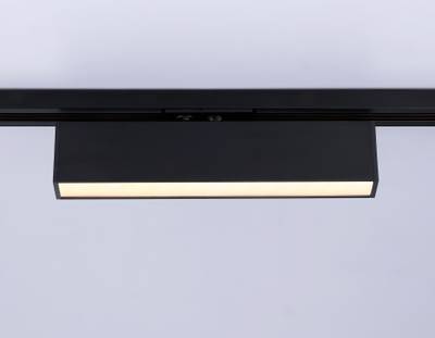 Светильник светодиодный трековый GL6765 BK черный LED 12W 3000K 300*22*48