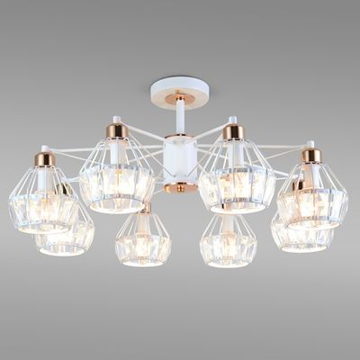 Люстра с хрустальным декором 70075/8 белый