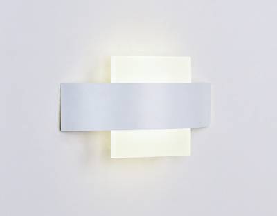 Настенный светодиодный светильник FW202 WH/S белый/песок LED 4200K 9W 220*120*50