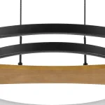 723227 Люстра LODI LED 43W 3440LM ЧЕРНЫЙ/ДЕРЕВО 3000K Lightstar