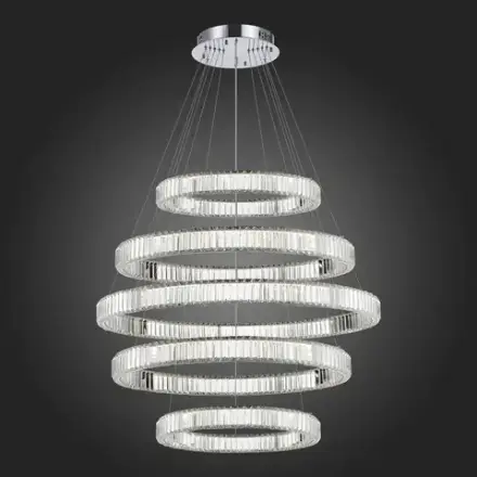 SL1622.103.05 Люстра подвесная ST-Luce Хром/Прозрачный LED 1*255W 4000K