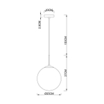 Подвесной светильник Arte Lamp VOLARE A1561SP-1BK, 1хE27