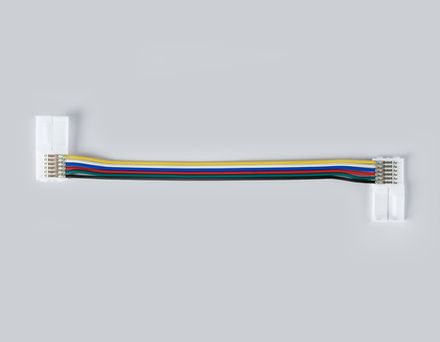 Соединитель гибкий двухсторонний для светодиодной ленты 5050 12/24V (6 конт.) 150 мм GS7851 (5шт)