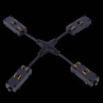 ST015.422.20 X- образный коннектор Skyline 220 ST-Luce Черный