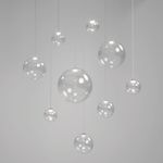 Подвесной светодиодный светильник со стеклянным плафоном 50232/1 LED прозрачный