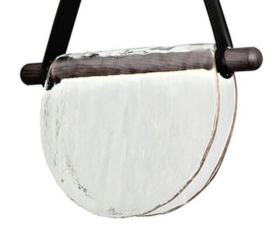 07687-30,19(21) Подвес Тэрро черный (плафон прозрачный) w37*5 h120 Led 8W (4000K)