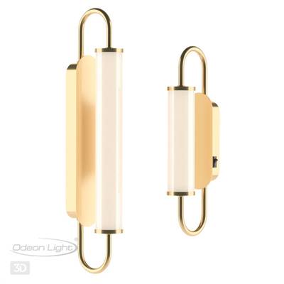 4270/10WL MODERN ODL21 691 бел/зол Настенный светильник выкл на базе LED 10W 800Лм 3000К PONTE