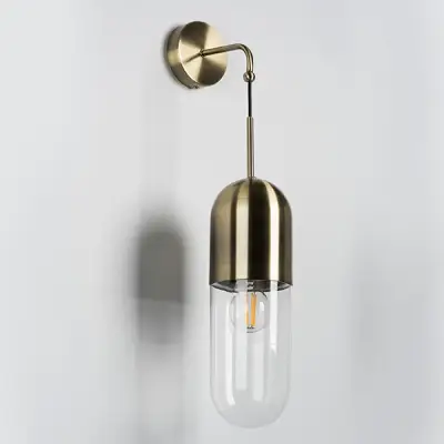 690511 Бра RAMO 1х40W E27 БРОНЗА/ПРОЗРАЧНЫЙ Lightstar