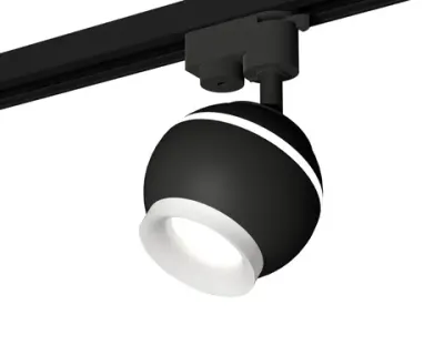 Комплект трекового светильника XT1102071 SBK/FR черный песок/белый матовый MR16 GU5.3 LED 3W 4200K (A2521, C1102, N7165)