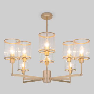 Умная потолочная люстра 60144/8 золото