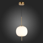SL1621.203.01 Подвес ST-Luce Золотистый/Белый LED 1*13W 3000K