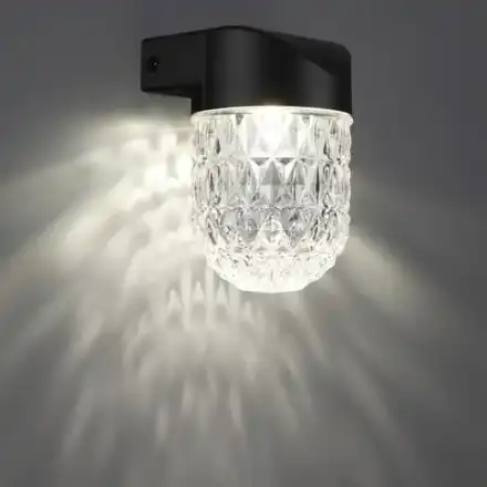 359295 STREET NT24 000 черный Светильник ландшафтный настенный IP65 LED 7W 4000K 175-265V ESTIMA
