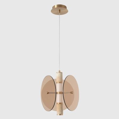 Светильник подвесной Crystal Lux AMARILLO SP12W LED BRASS 0120/212