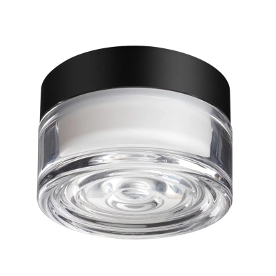 7156/6CL HIGHTECH ODL26 493 светильник черный/прозрачный/стекло/поликарбонат IP65 LED 6W 410Лм 2200/2700/3000K 120° 220-240V RONDA