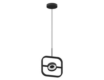 Корпус светильника подвесной поворотный для насадок Ø85мм C9119 SBK черный песок 200*20*1085mm GX53