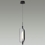 5003/10L L-VISION ODL23 465 черный матовый/прозрачный/стекло Подвес LED 10W 3000K KAVIA