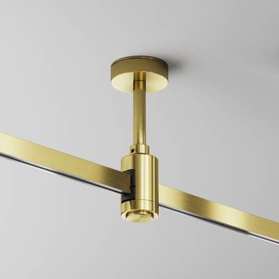 Крепление потолочное Short одинарное 78мм Flarity латунь, TRA156C-S1-BS. TM Maytoni