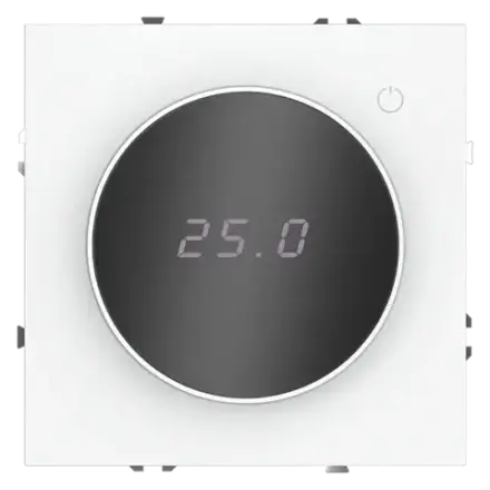 VLS070102 Терморегулятор электронный VOLTUM S70 с индикацией и датчиком, для теплого пола, (белый матовый). (ТМ Maytoni)
