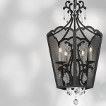744157 Люстра CASTELLO 5х40W E14 ЧЕРНЫЙ/ЗОЛОТО Lightstar