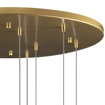 813092 Люстра GLOBO 9х40W E14 gold/white Lightstar