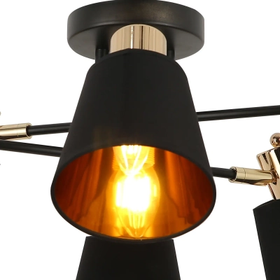 IL6116-6COU-79 BK GD Abelie светильник потолочный ILLUMICO, E14х6