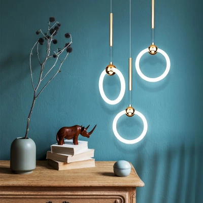 Подвесной светодиодный светильник 90165/1 золото, LED
