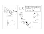 Светильник накладной TR8667 BK/SB чёрный/бронза E14 max 60W 180*100*150