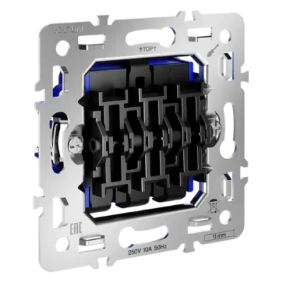 VLS0301M Механизм выключателя трехклавишного 10А, S70. (ТМ Maytoni)