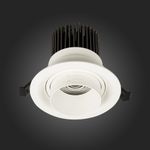 ST701.548.12 Св-к встр. Zoom Белый LED 1*12W 4000K 960Lm Ra90 15°-60° IP20 D115xH95 170-240V