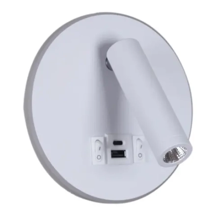 86203-9.2-001KT LED12W+USB WT светильник настенный Reluce, LED