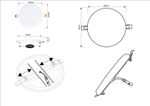 Точечный встраиваемый светильник Arte Lamp PRIOR A7981PL-1WH, LED