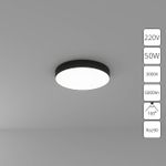 Потолочный светильник Arte Lamp FADO A7350PL-1BK, 1хLED