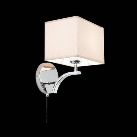 Citilux Эвора Квадро CL460411 Бра с бежевым абажуром и выключателем