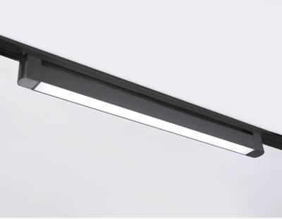 Светильник светодиодный трековый однофазный GL6745 BK черный IP20 40W 4200K 590*35*57