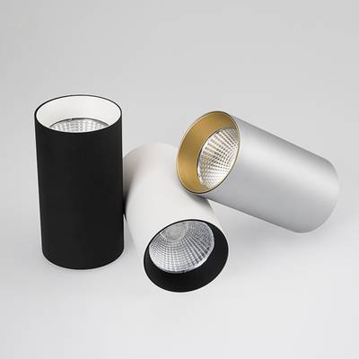 Светильник накладной SP-POLO-R85-1-15W Warm White 40deg (Black, Black Ring) (Arlight, IP20 Металл, 3 года)