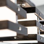 Citilux Киото CL133241 Люстра деревянная Венге Хром
