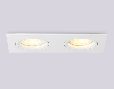 Светильник встраиваемый TN102460/2 WH белый GU5.3 160*81*28