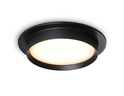 Светильник встраиваемый TN5227 BK черный GX53 D110*35