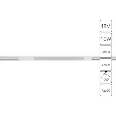 Магнитный трековый светильник Arte Lamp OPTIMA A7283PL-1WH, LED