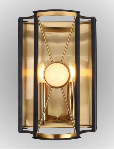 Бра Crystal Lux TANDEM AP2 GOLD 3151/402