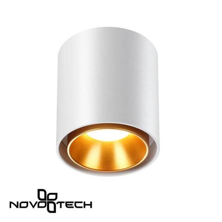 358486 OVER NT20 442 белый/золото Светильник накладной IP20 LED 4000K 10W 220V RECTE