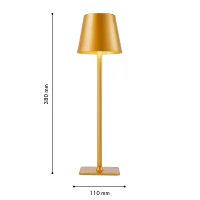 Настольная лампа Pyari 4616-1T, LED*3.5W, 265LM, 4000K, touch dimmer. ТМ F-Promo